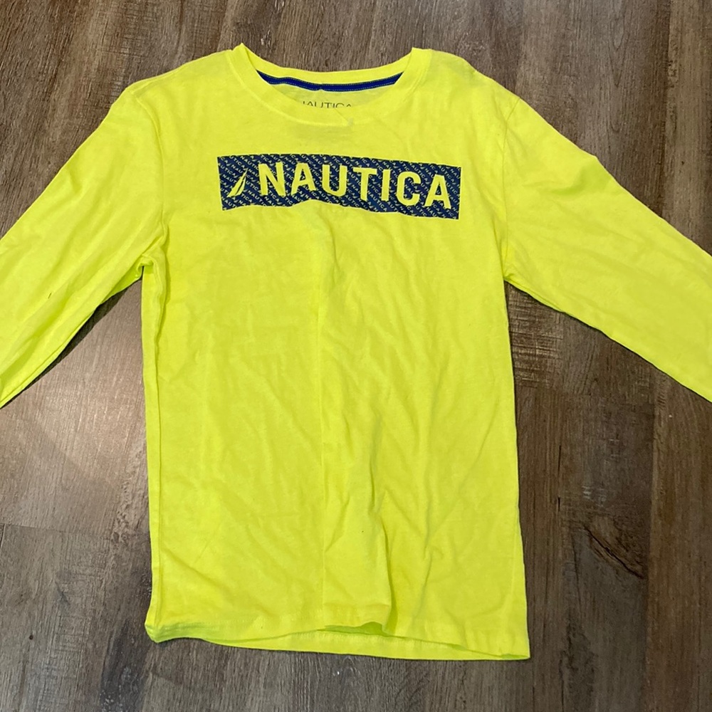New Big boy’s Nautica long sleeve t-shirt